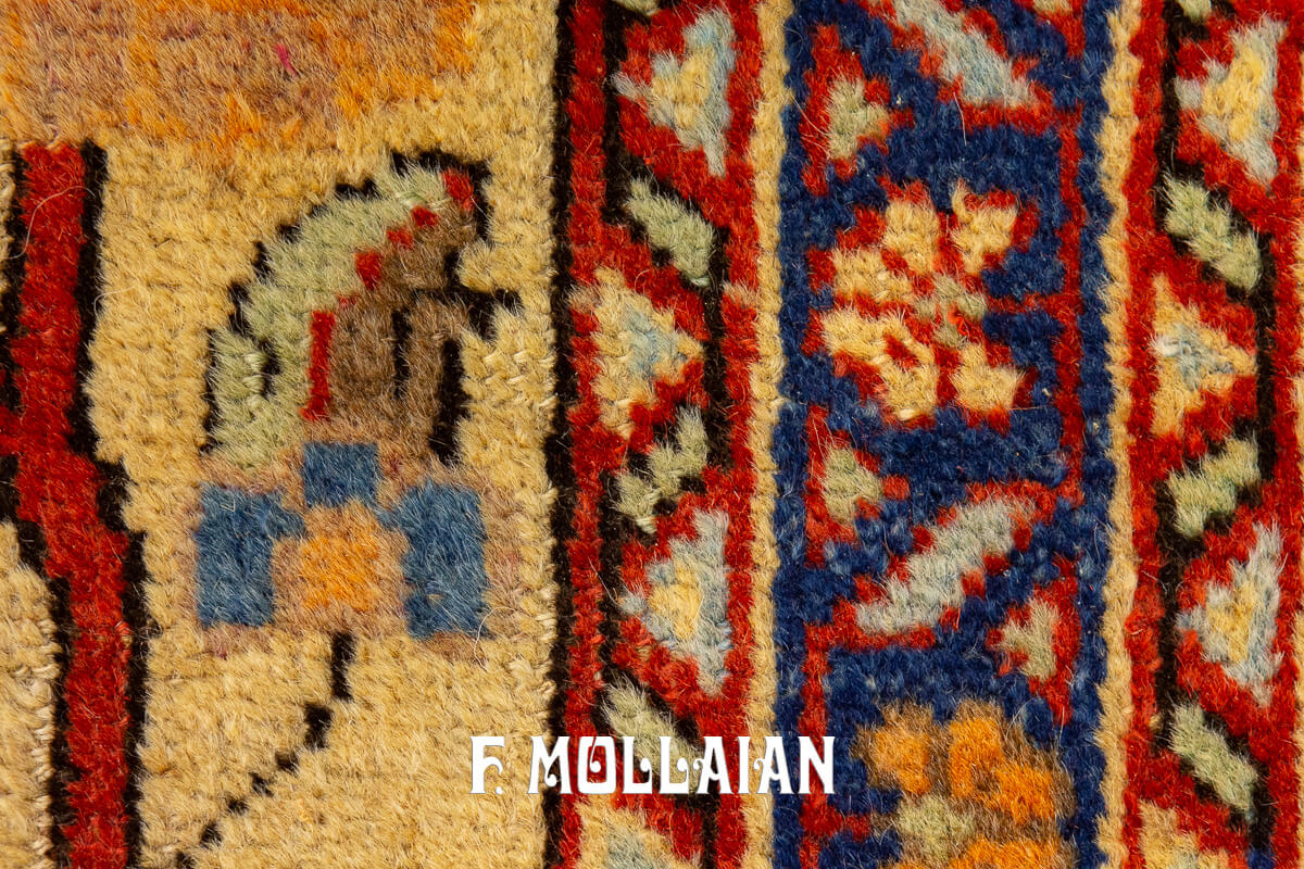 Runner Rug Pair Heriz Beige Color n°:163838-883116